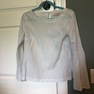Long sleeve Loft Blouse with Bell Sleeve